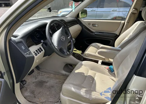 2002 Toyota Highlander из США, поврежденный, VIN JTEGF21A720062901